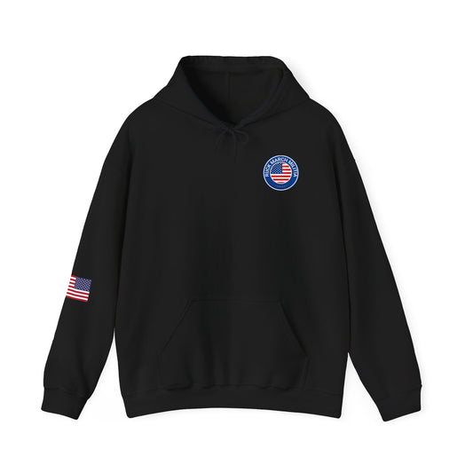 Militia Skull Hoodie – American Flag Tactical Hoodie