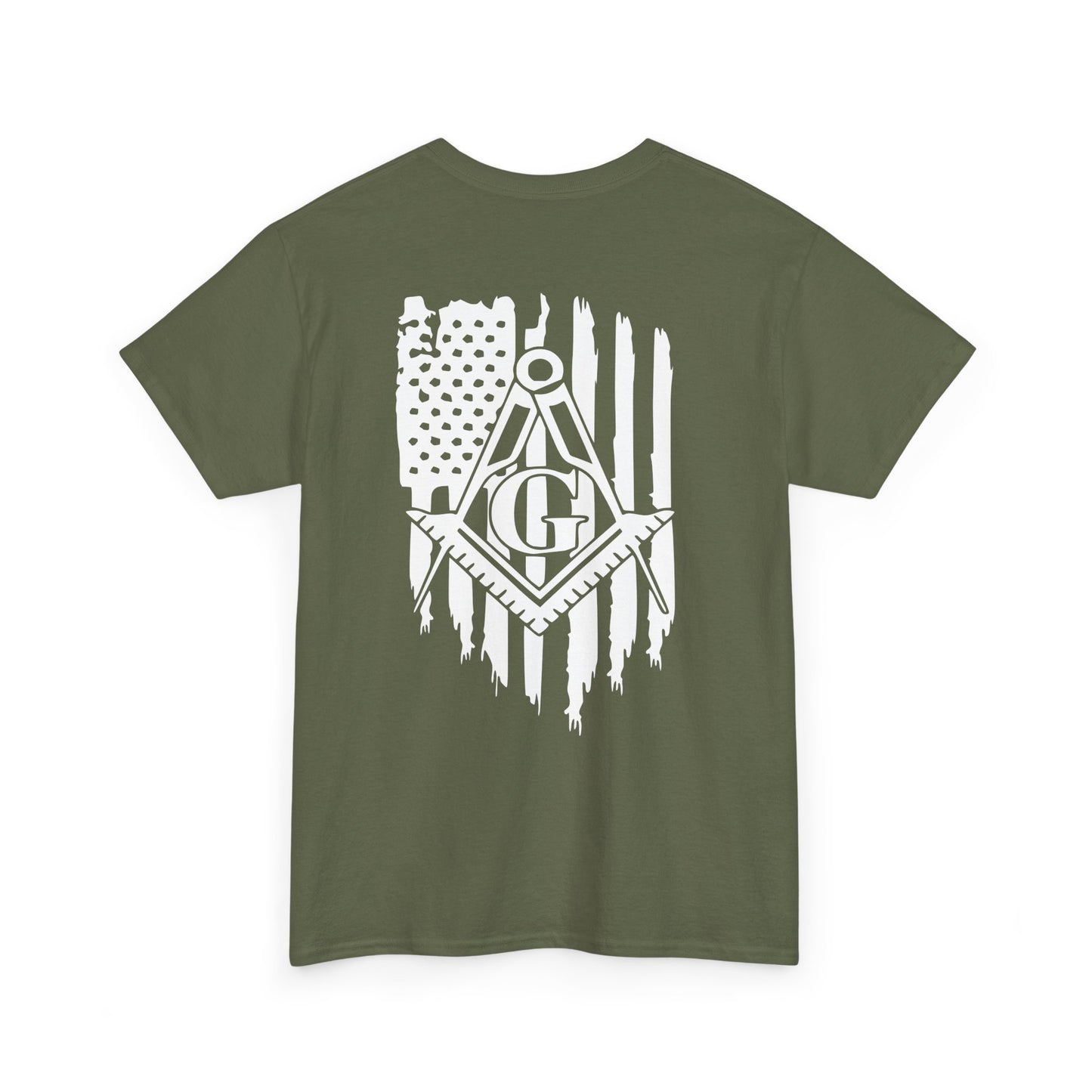 Masonic Freedom Tee, Unisex Heavy Cotton T-Shirt, Perfect for Gifting, Casual Wear, Patriotic Shirt, Freemason Apparel