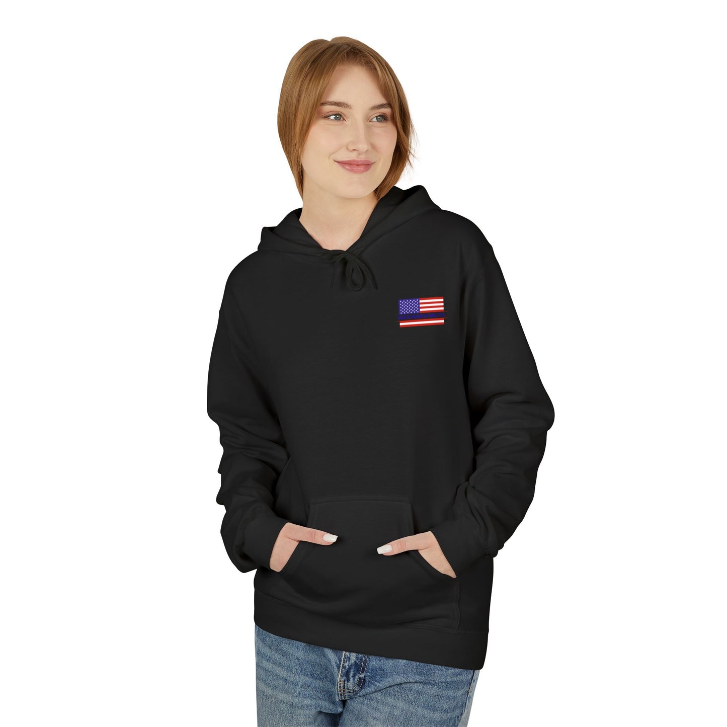 Patriotic Ruck March Militia Hoodie | Unisex Flag Design, Casual Wear, Gift for Veterans, Outdoor Activities, Independence Day