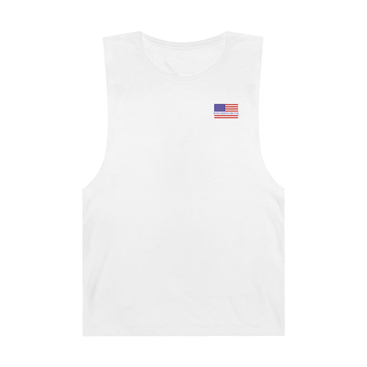 Unisex Patriotic Tank Top - Ruck March Militia, Casual Summer Wear, Independence Day, Veterans Day, Gym Apparel