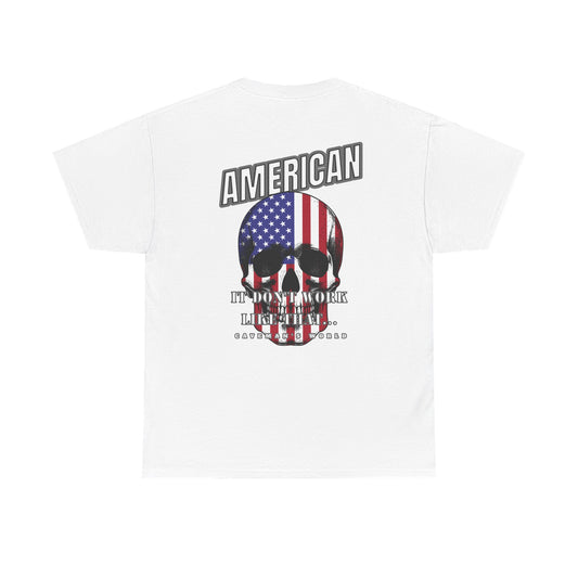American Pride Graphic Tee - Unisex Heavy Cotton Tee, Casual Outfit, Gift for Patriot, Independence Day, Freedom Lover Apparel