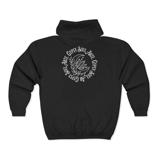 Chic Full Zip Hoodie for Comfort Lovers, Unisex Jacket for Everyday Wear, Cozy Zip-Up for Fall/Winter, Perfect Gift for Friends