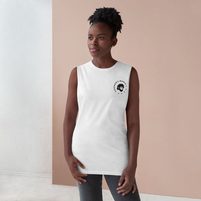 Caveman's World Unisex Tank, Summer Tee, Funny Graphic Shirt, Casual Wear, Gym Apparel, Gift for Him, Unique Design
