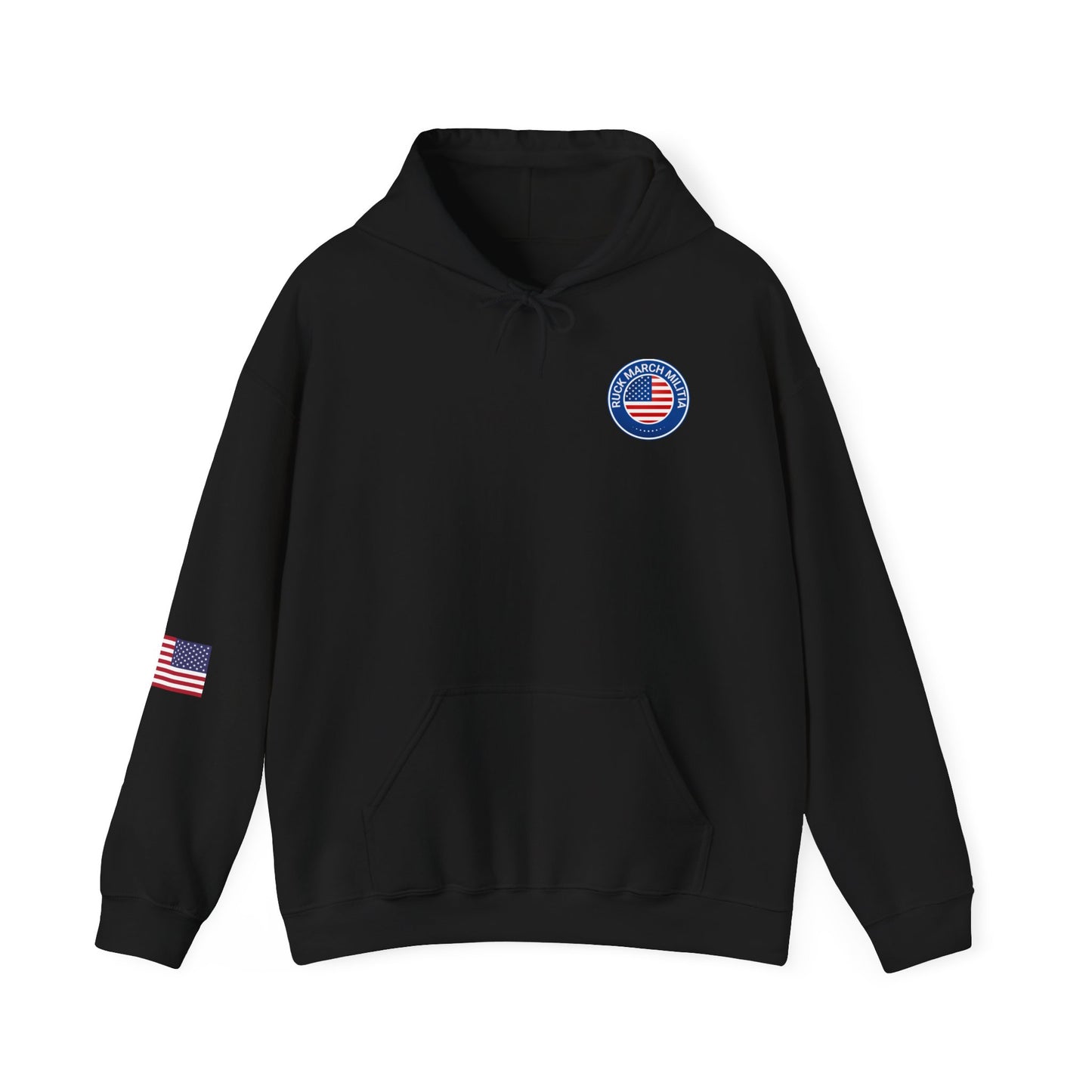 Militia Skull Hoodie – American Flag Tactical Hoodie