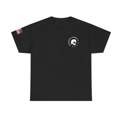 Unisex Heavy Cotton Tee-Go to the gym and never give up.