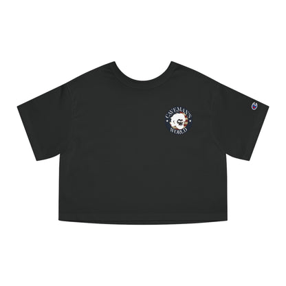 Respect My Flag Cropped T-Shirt — Honoring Sacrifice Military Tribute