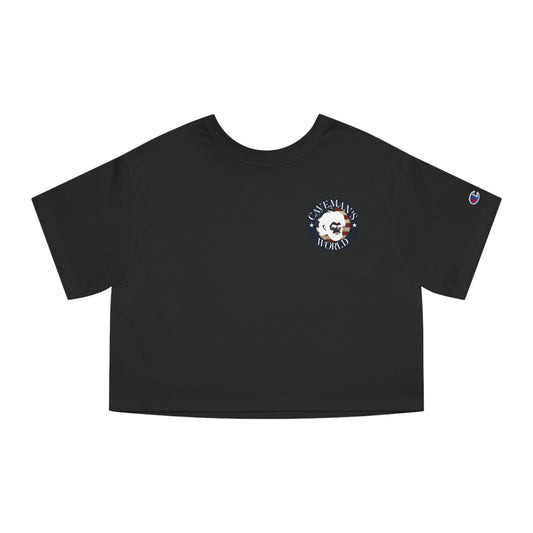 Respect My Flag Cropped T-Shirt — Honoring Sacrifice Military Tribute