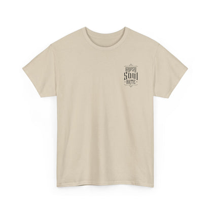 "Spill the Tea" Unisex Heavy Cotton Tee, Fun T-Shirt, Gift for Friends, Casual Wear, Festival Outfit, Tea Lover Apparel