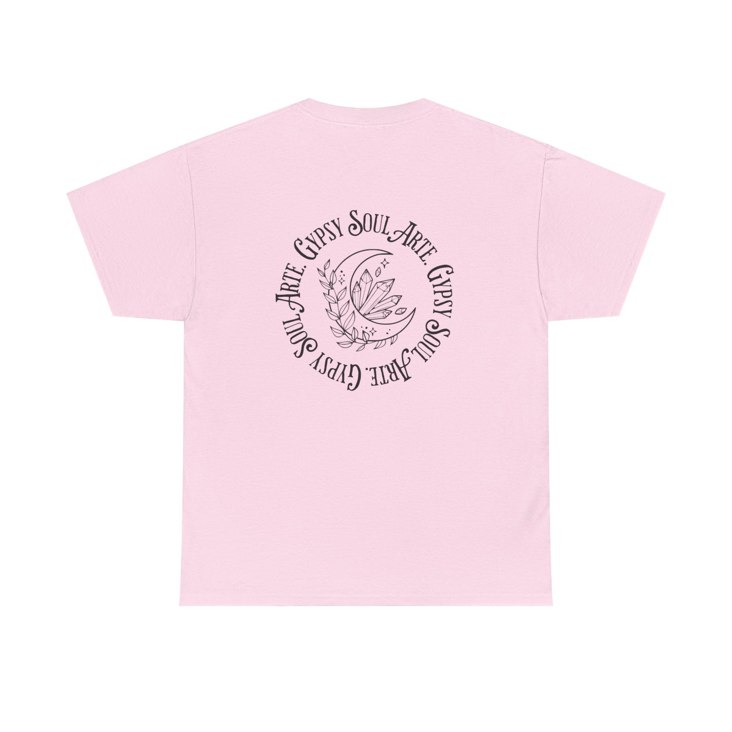 "GypsySoulArte Vibes" Unisex Tee, Gypsy Soul Arte Shirt, Motivational Cotton Shirt, Bohemian Spirit Apparel, Perfect Gift for Yoga Lovers, Casual Everyday Wear