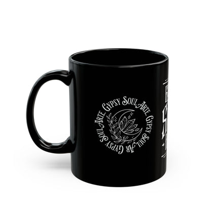 Gypsy Soul Arte Mug - Enchanting Black Coffee Mug for Dreamers, Unique Gift for Spiritual Friends, Bohemian Home Decor, Inspirational [...]