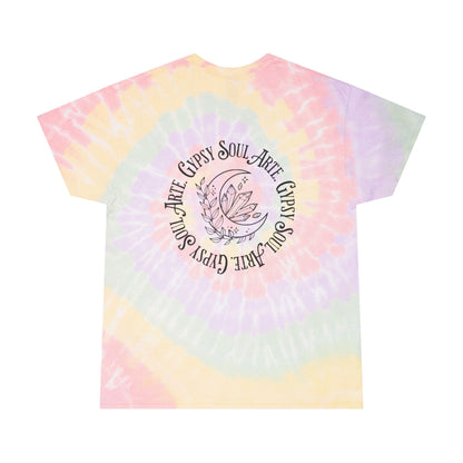 Pastel Tie-Dye Tee, Gypsy Soul Arte Shirt, Boho Clothing, Festival Wear, Summer Vibes, Gift for Her, Relaxed T-Shirt