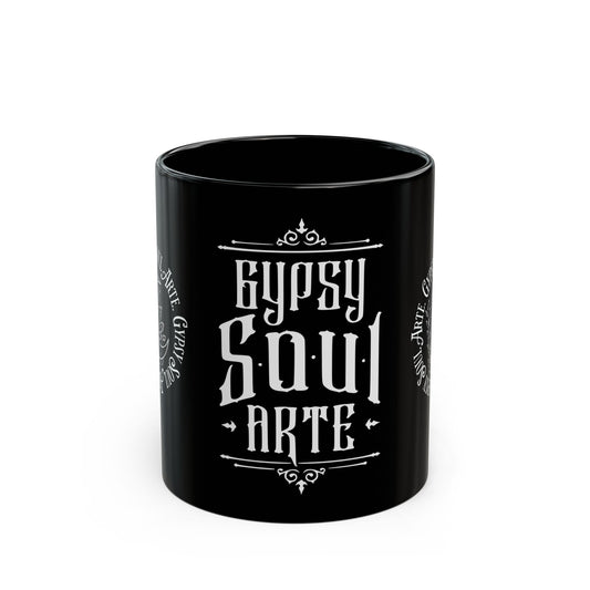 Gypsy Soul Arte Mug - Enchanting Black Coffee Mug for Dreamers, Unique Gift for Spiritual Friends, Bohemian Home Decor, Inspirational [...]