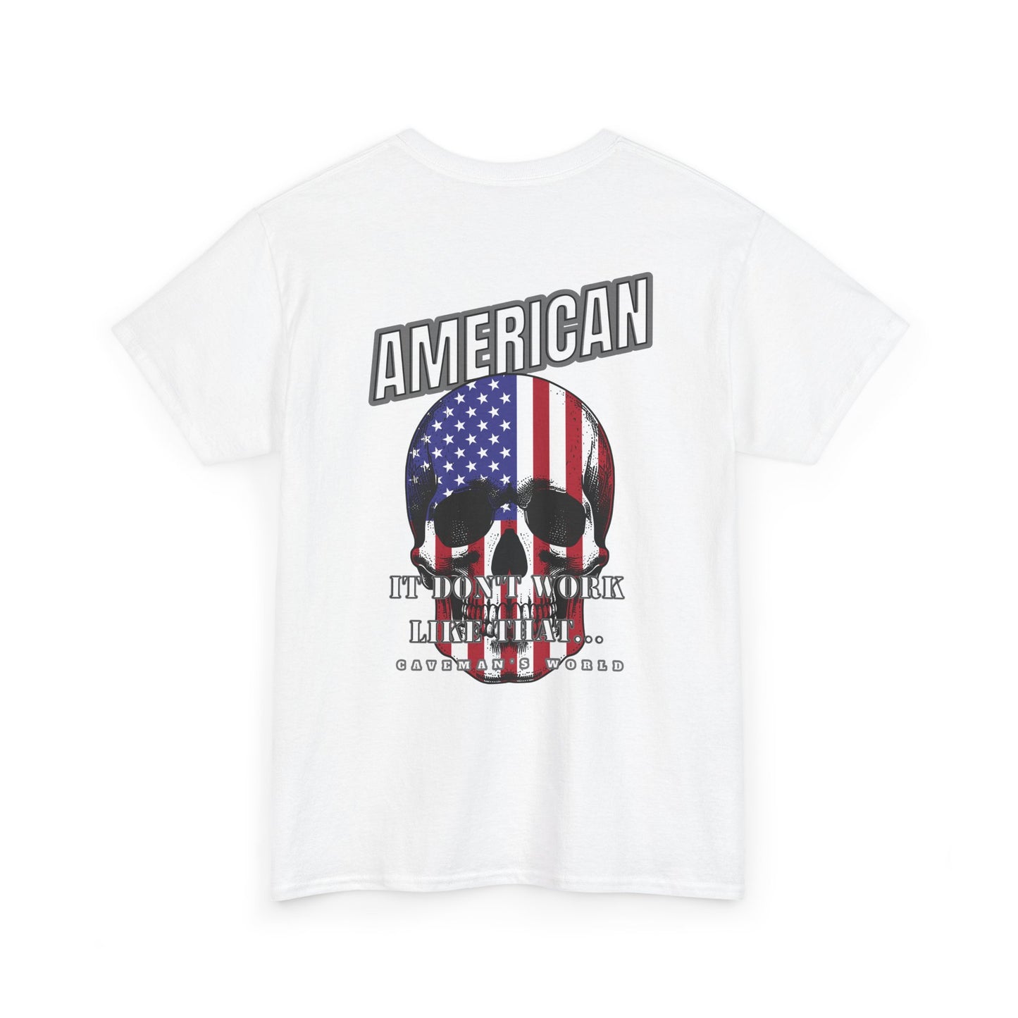 American Pride Graphic Tee - Unisex Heavy Cotton Tee, Casual Outfit, Gift for Patriot, Independence Day, Freedom Lover Apparel