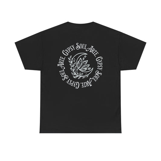 Gypsy Soul Arte Unisex Tee, Boho T-Shirt, Graphic Cotton Shirt, Soulful Apparel, Festival Outfit, Spiritual Gift