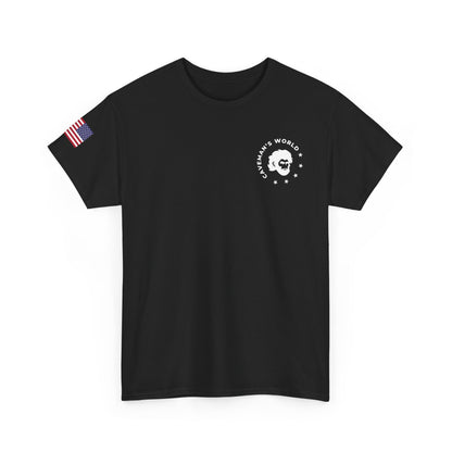 Unisex Heavy Cotton Tee-Go to the gym and never give up.