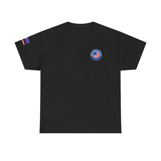Never Forget Unisex Heavy Cotton Tee, 9/11 Remembrance Shirt, Patriotic Apparel, Vintage USA Tee, Commemorative T-Shirt