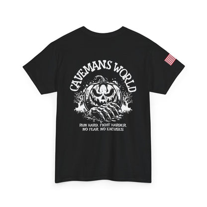 Caveman Vibe Unisex Tee - Motivational Graphic T-Shirt for Fitness Lovers, Workout Gear, Casual Wear, Halloween Style, Gifts for Him/Her