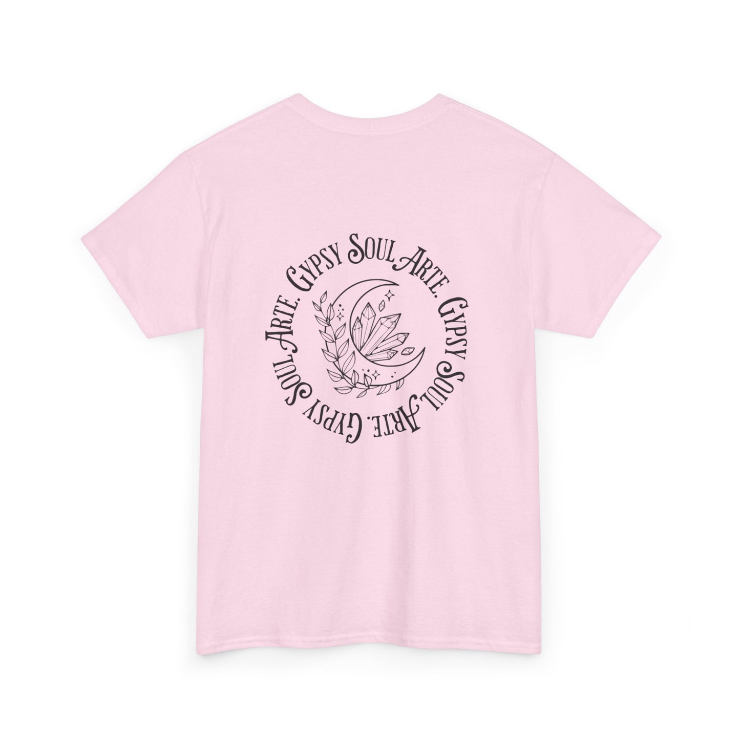 "GypsySoulArte Vibes" Unisex Tee, Gypsy Soul Arte Shirt, Motivational Cotton Shirt, Bohemian Spirit Apparel, Perfect Gift for Yoga Lovers, Casual Everyday Wear