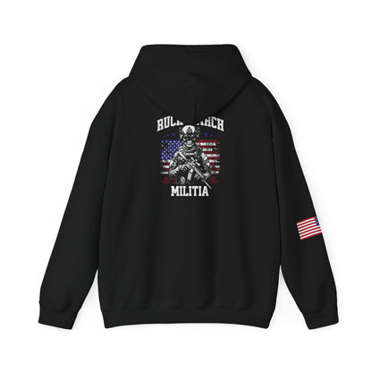 Militia Skull Hoodie – American Flag Tactical Hoodie