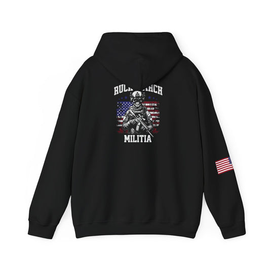 Militia Skull Hoodie – American Flag Tactical Hoodie